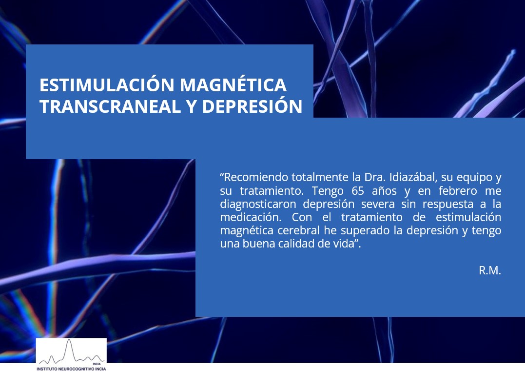Testimonio de paciente sobre estimulación magnética transcraneal para la depresión en INCIA