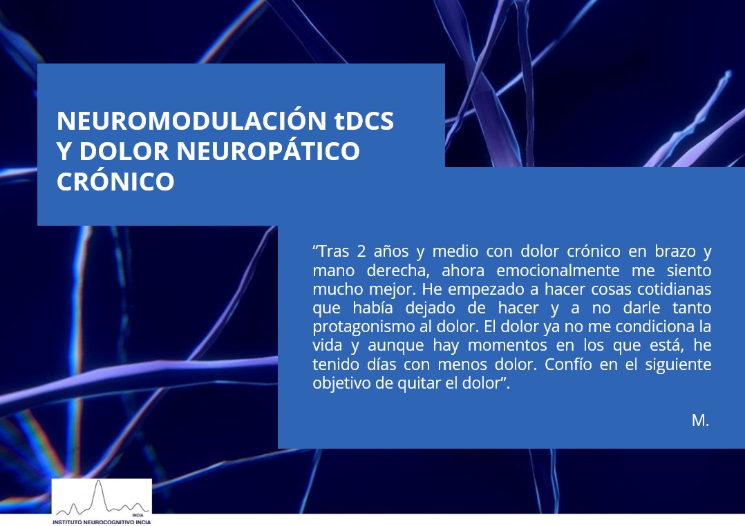 Testimonio de paciente sobre neuromodulación tDCS para el dolor neuropático crónico en INCIA